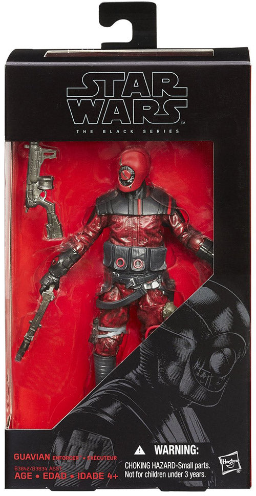 Star Wars The Force Awakens 6 Inch Action Figure The Black Series Wave 2 - Guavian Enforcer #08 (Shelf Wear Pakaging)