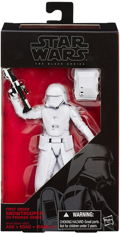 Star Wars The Force Awakens 6 Inch Action Figure The Black Series Wave 6 - First Order Snowtrooper #12 (Damaged Packaging)