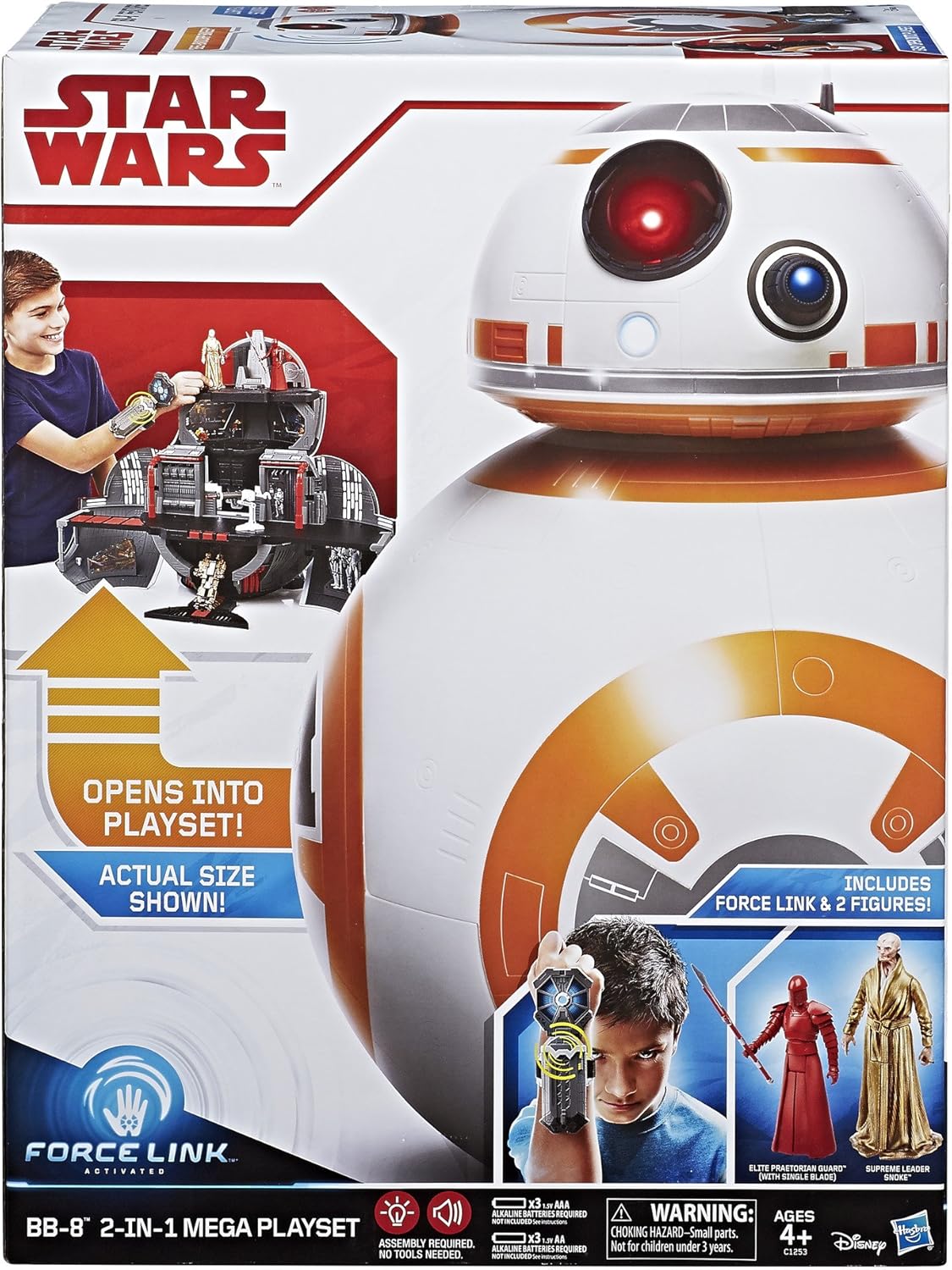 Star Wars Force Link 3.75 Inch Scale Playset - BB-8 2-in-1 Mega Playset