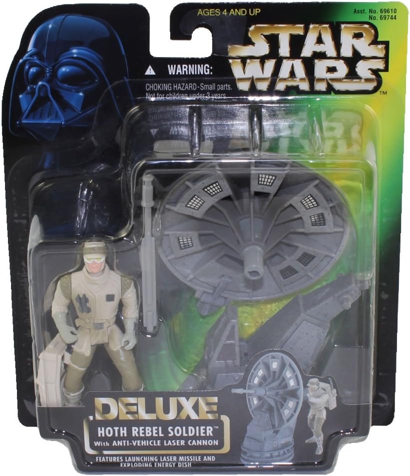 Star Wars Power of The Force 3.75 Inch Action Figure Deluxe - Hoth Rebel Soldier (Sub-Standard Packaging)