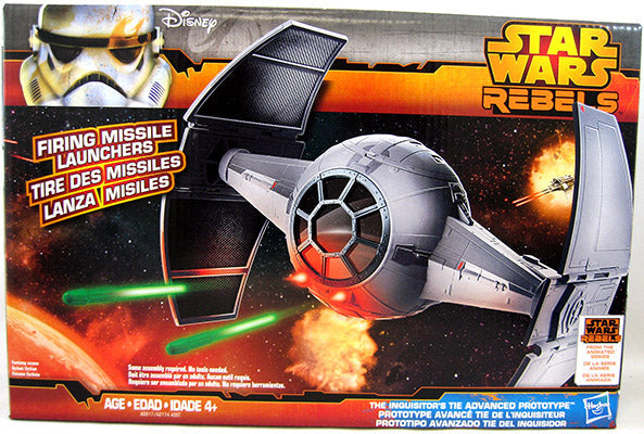 Star Wars Rebels 3.75 Inch Scale Vehicle Figure Class II Attack Vehicle Series - The Inquisitor's Tie Advanced Prototype (Shelf Wear Packaging)
