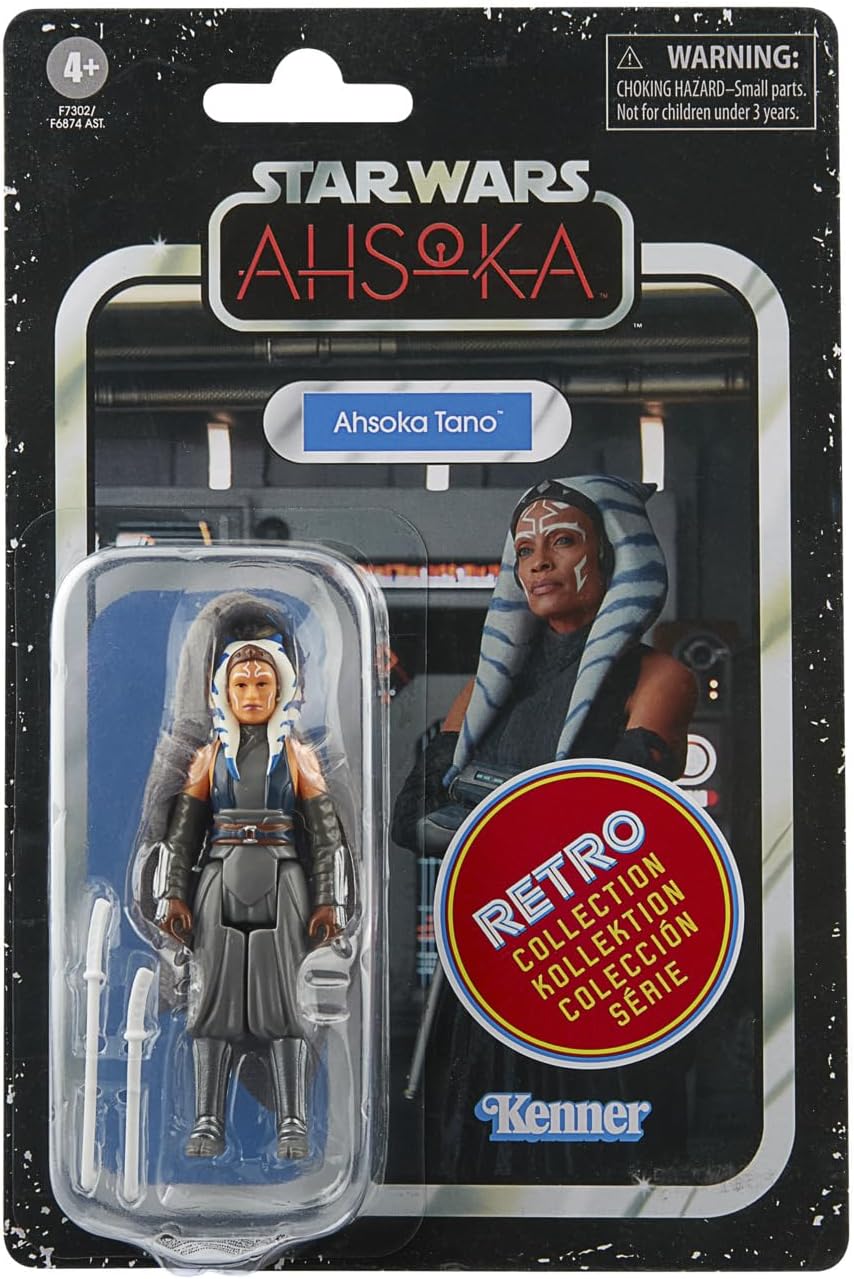 Star Wars Retro Collection 3.75 Inch Action Figure Wave 5 - Ahsoka Tano (Shelf Wear Packaging)