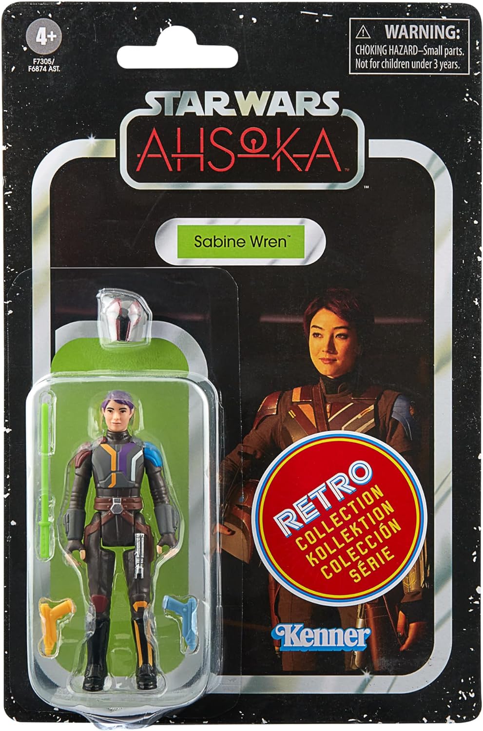 Star Wars Retro Collection 3.75 Inch Action Figure Wave 5 - Sabine Wren (Shelf Wear Packaging)