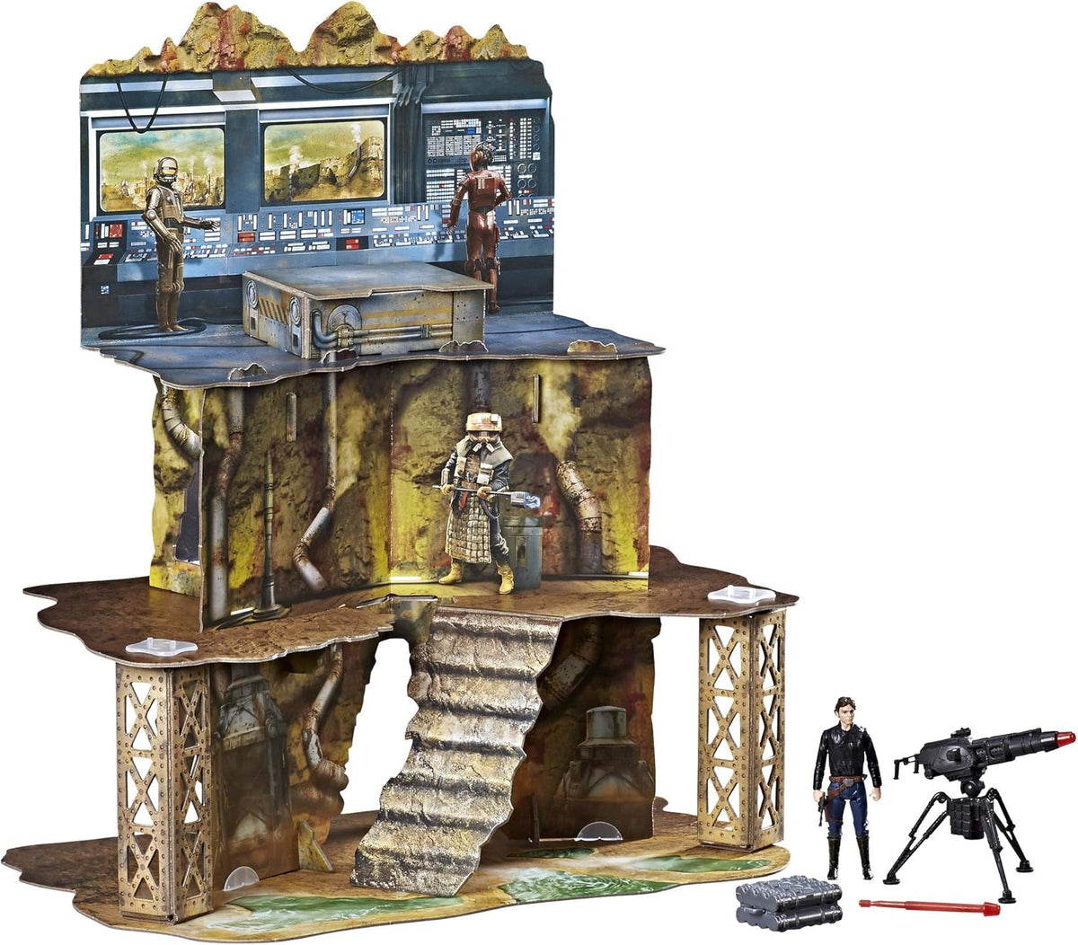 Star Wars Solo Force Link 2.0 3.75 Inch Scale Playset - Kessel Mine Escape Playset