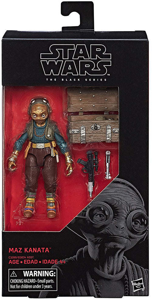 Star Wars The Black Series 6 Inch Action Figure (2017 Wave 4) - Maz Kanata #49 (Sub-Standard Packaging)