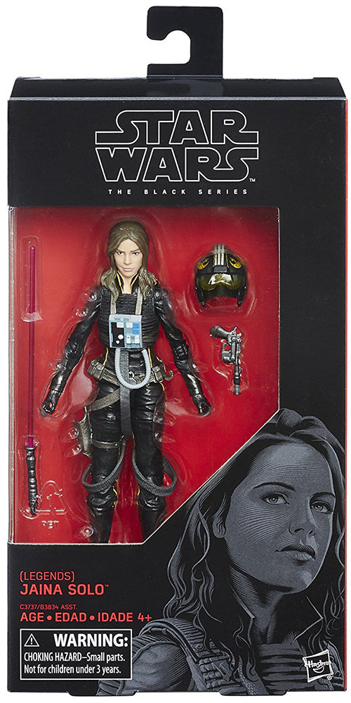 Star Wars The Black Series 6 Inch Action Figure (2017 Wave 5) - Jaina Solo #56 (Sub-Standard Packaging)