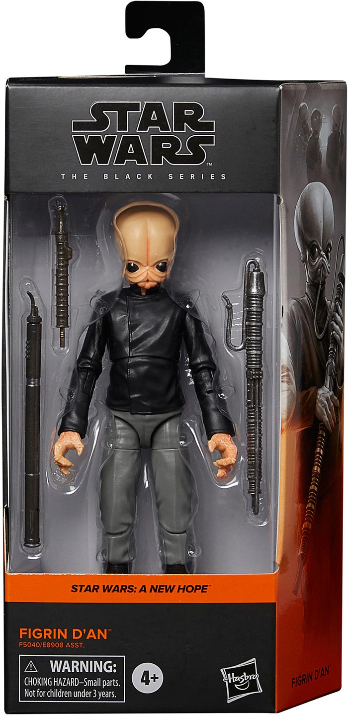 Star Wars The Black Series 6 Inch Action Figure Box Art (2022 Wave 2) - Figrin D'An (Sub-Standard Packaging)