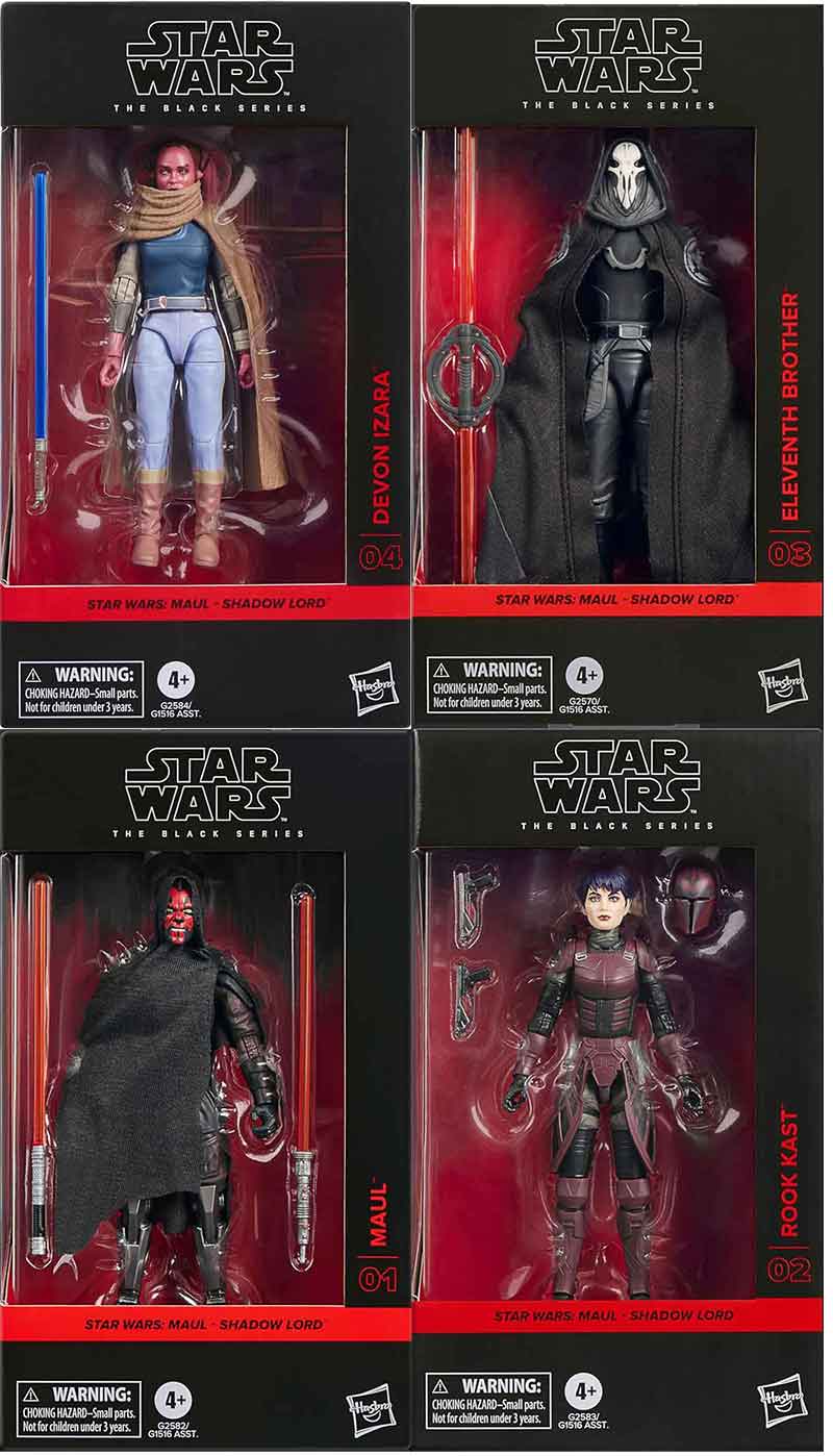 Star Wars The Black Series 6 Inch Action Figure (2026 Wave 2A) - Set of 4