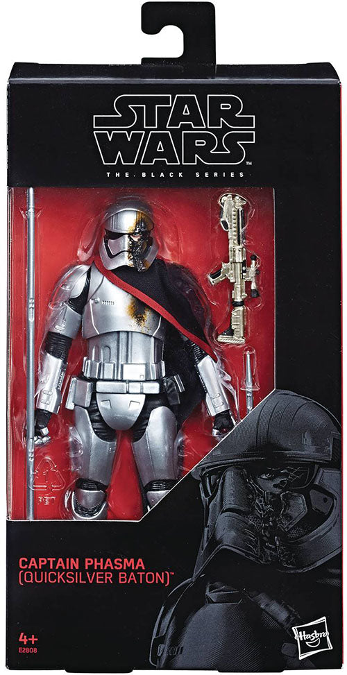 Star Wars The Black Series 6 Inch Action Figure - Battle Damaged Captain Phasma (Shelf Wear Packaging)