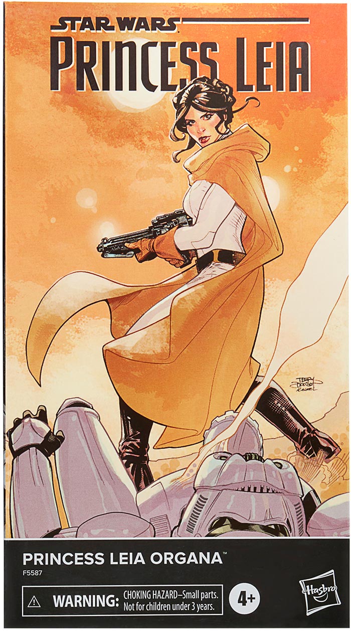 Star Wars The Black Series 6 Inch Action Figure Book Cover - Princess Leia Organa