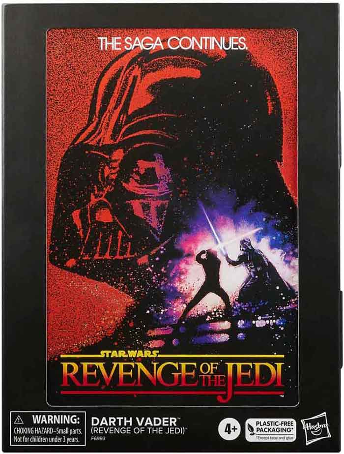 Star Wars The Black Series 6 Inch Action Figure Deluxe Exclusive - Darth Vader (Poster Deco) (Sub-Standard Packaging)
