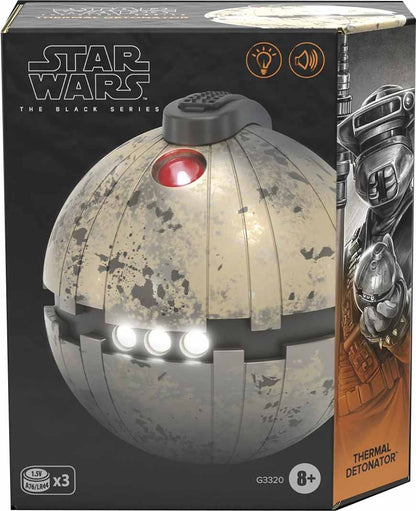 Star Wars The Black Series Life Size Prop Replica - Electronic Thermal Detonator (Pre-Order Ships Oct. 2026)
