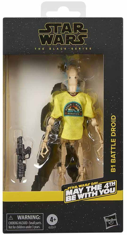 Star Wars The Black Series 6 Inch Action Figure Exclusive - B1 Battle Droid May the 4th Be With You