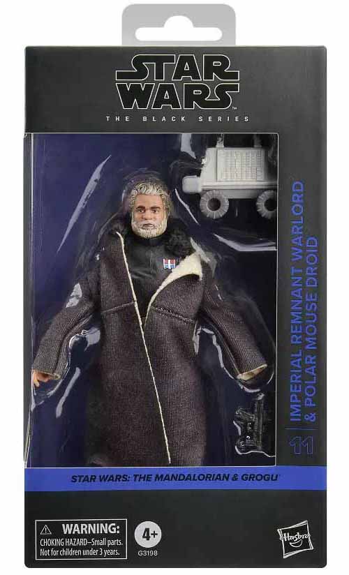 Star Wars The Black Series 6 Inch Action Figure Exclusive - Imperial Remnant Warlord & Polar Mouse Droid
