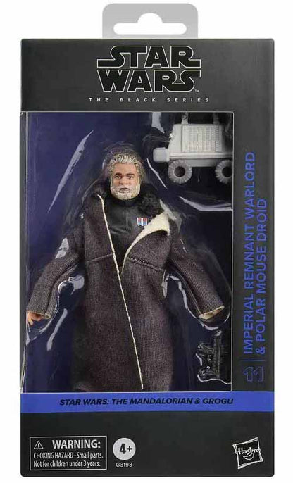Star Wars The Black Series 6 Inch Action Figure Exclusive - Imperial Remnant Warlord & Polar Mouse Droid