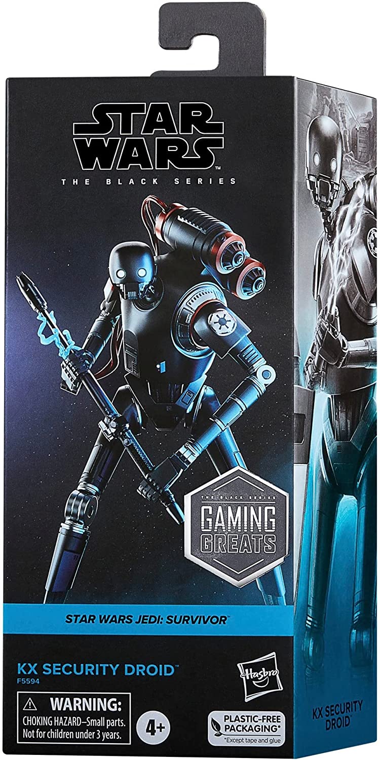 Star Wars The Black Series Gaming Greats 6 Inch Action Figure Box Art Exclusive - KX Security Droid (Shelf Wear Packaging)
