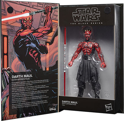 Star Wars The Black Series Lucasfilm 50th anniversary 6 Inch Action Figure Wave 1 - Darth Maul Sith Apprentice (Shelf Wear Packaging)