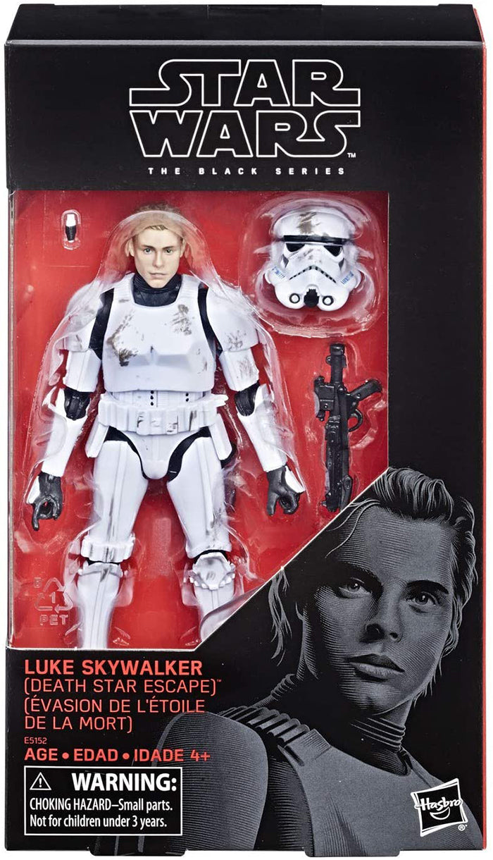 Star Wars The Black Series 6 Inch Action Figure Red Exclusive - Luke Skywalker Death Star Escape (Sub-Standard Packaging)