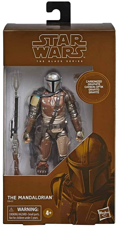 Star Wars The Black Series The Mandalorian 6 Inch Action Figure Exclusive - Carbonized The Mandalorian