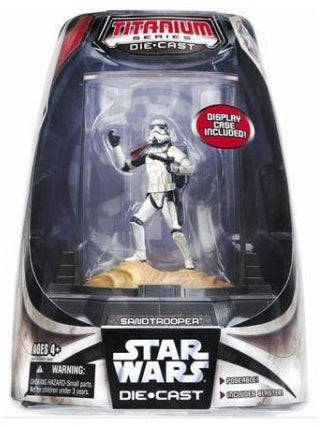 Star Wars 3.75 Inch Action Figure Titanium Series - Santrooper) (Sub-Standard Packaging)