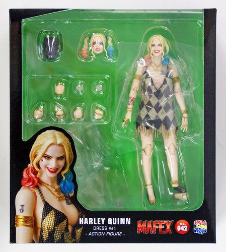 Suicide Squad 6 Inch Action Figure Mafex Series - Harley Quinn Dress Version (Shelf Wear Packaging)