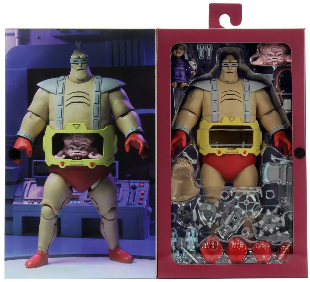 Teenage Mutant Ninja Turtles 1980 Cartoon 9 Inch Action Figure Ultimate Series - Krang (Shelf Wear Packaging)
