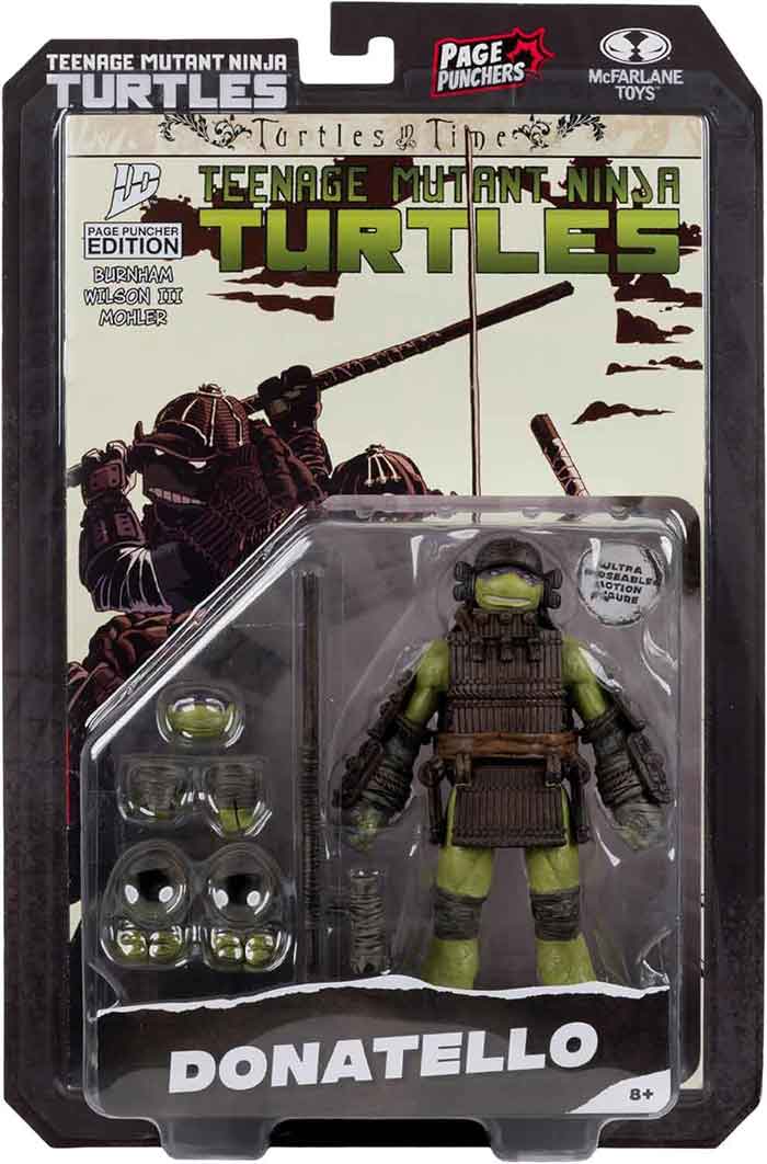 Teenage Mutant Ninja Turtles 5 Inch Action Figure Page Punchers Wave 4 - Donatello Ronin