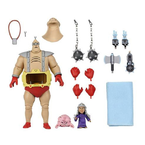 Teenage Mutant Ninja Turtles 1980 Cartoon 9 Inch Action Figure Ultimate Series - Krang (Shelf Wear Packaging)
