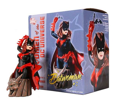 Women Of The DC Universe 5 Inch Bust Statue - Batwoman Mini Bust (Previously Opened and Displayed)